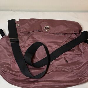 Mandarina Duck Mauve/Dark Dusty Pink Large Crossbody Bag